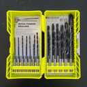 25 PC. BLACK OXIDE HEX SHANK DRILL BITS