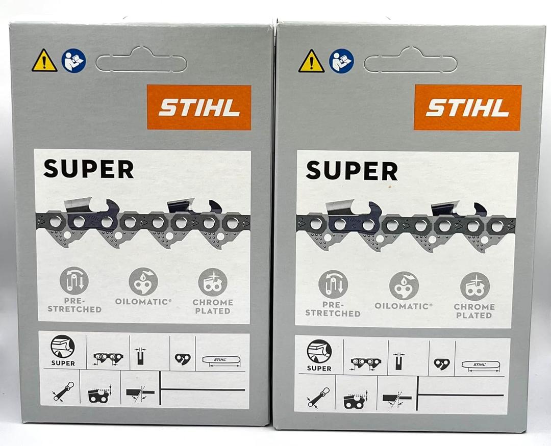 Stihl 3639 005 0068 Rapid Super Chainsaw Chain Pack of 2