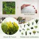 Artificial Grass Wall Boxwood Plant Panel: 20"x20"(12P) UV Resistant