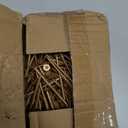 #10 * 3" Deck Screws, (342pcs) 5 lbs.Exterior Wood Screws, Rust Resistant Epoxy Coated, Bronze, T20 Star Bit (Yellow)