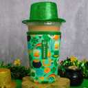 2 x Sok It JavaSok Iced Coffee & Cold Soda Insulated Neoprene Cup Sleeve (Irish Charm, Medium: 22-28oz)