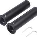 Olympic Adapter Sleeve (2 PCS), Converts 1" Standard Weight Plate Posts to 2" Olympic Weight Plate Posts, Suitable for 1" Standard Barbell Bars, Heavy Duty Nylon and Removable end Cap