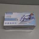 Steam Iron for Clothes Fast Heating, 1200W Iron with Non-Stick Ceramic Soleplate, Self-Cleaning, Burst of Steam, Spray Mist, 7.03oz Water Tank Ironing Clothes for Home, Blue