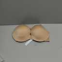 Wingslove Women's Push Up Bra Seamless Deep Plunge T-Shirt Bras Full Figure Padded Comfortable Invisible Underwired Bralettes (32C, Cream Coffee)