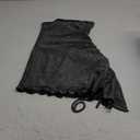 Womens Sparkly Strapless Dress: Summer Glitter Sexy Short Tube Top Dress - Bodycon Mini Party Outfits 2401 (Black, XS)