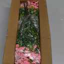 10 Bundles Artificial Flowers Outdoor UV Resistant Fake Flowers No Fade Faux Plants Garden Porch Window Box Decorating (Pink)