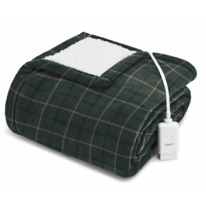 Sunbeam, Microplush and Sherpa, oversized Heated Throw