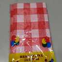 misaya 4 Packs Buffalo Disposable Table Cloth, 54 x 108 Inch Waterproof Plastic Tablecloth, Rectangle Red and White Checkered Table Covers for Picnic, Birthday, Party, Mother's Day