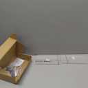 2pcs Large Acrylic Floating Wall Shelves No Drilling Adhesive Mounted Shelves for Bedroom Bathroom Functional Modern Storage Organizer