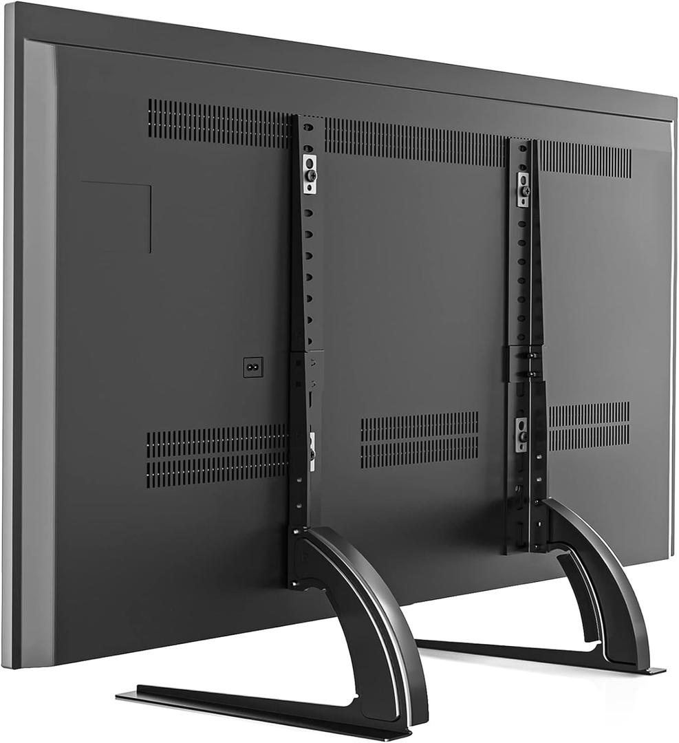 5Rcom TV Stand Mount, Universal TV Stand Tabletop for 22 to 65 inch Plasma LCD LED Flat Screen TVs, TV Legs, Holds up to 88lbs, Max VESA 800 x 500mm, Height Adjustable TV Base