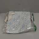 Empty Mahjong Bag 21.6 x 9.8 x 3.2 Inches Thickened Quilted Blue Printed Floral Carrying Bag Portable American Tiles Bags for Mahjong Lover Gift(Floral,Light Blue)