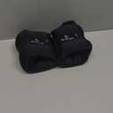 ELEAMY Wrist Weights with Thumb Loops Lock for Women & Men, Suitable for Walking, Running, Yoga, Aerobics，Wrist & Ankle Weights Strength Training (1.5lb x 2 Black)
