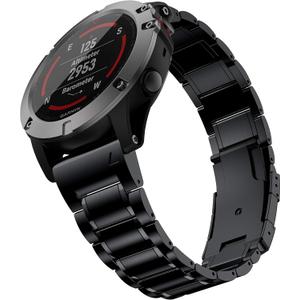 Band Compatible with Fenix 8 51mm/ Fenix 7X/ Fenix 6X Band, 26mm Titanium Metal Band Quick Fit Replacement Strap for Garmin Fenix 7X/ 6X Pro/ 5X/ 5X Plus/Enduro 3/tactix 7 Bands, Black