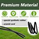 522811301 Mower Deck Belt(5/8" X148 1/2")Replacement for Husqvarna FD 52M, MZ 52, MZT 52, and MZT 52BF Series;Scag 483326 Freedom Z with 52" Deck Zero Turns Aramid Cord Belt Heavy Duty & Durable