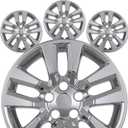 16 Hubcaps, Fit for 2013-2018 Nissan Altima Sedan, Set of 4 Chrome Finish Wheel Rim Covers, Durable PP Material, Easy Snap-On Installation, 16 Inch Chrome Finish 4-Pack