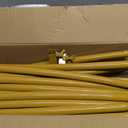 Round Backdrop Stand 7.2FT Arch Balloon Golden Metal Circle Garland Frame with Base for Wedding Arches Birthday Party Baby Shower Graduation Decoratio