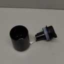 Automatic Soap Dispenser Foaming Touchless: 9oz Plastic Black Modern Rechargeable Electric Auto Foam Soap Dispenser - Bathroom Kitchen Hand Dish Lotion