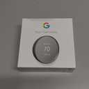Google Nest Thermostat - Smart Thermostat for Home - Programmable Wifi Thermostat - Charcoal