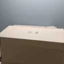 Gocamptoo Folding Table,4ft Indoor Outdoor Heavy Duty Portable Folding Square Plastic Dining Table w/Handle (Balck)