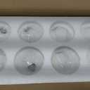 Mid Century Glass Globe Semi Flush Mount Ceiling Light Fixture Chandelier
