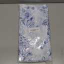 HAKOTI Blue Floral Tablecloth, 54 x 108 Inch Vintage Blue Toile Tablecloth Floral Disposable Tablecloth Blue Flower Tablecloth Blue and White Floral Table Cloth for Wedding Bridal Tea Party