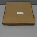 PATIKIL 10" Round Air Vent, Single Louver Grille Cover Aluminum Alloy Soffit Vent HVAC Ventilation for Ceiling Wall Roofing Bathroom Kitchen Garage Duct Shed Garage, White