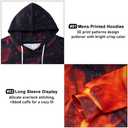 8 x Ahegao Mens Hoodies Novetly Sweatshirts for Man 3D Graphics Pullover with Pockets S-4XL (XL)