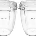 Replacement Parts cups, Compatible with NutriBullet 600W and 900W Blender (2 18oz cups)