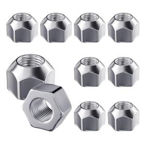 10 PCS 1/2-20 Inch Lug Nuts, 509 Trailer Lug Nuts Open End Acorn Lugs, Zinc Plated Wheel Tire Lugs Replacement for 1/2" Wheel Lug Studs Dexter EZ Lube Trailer Camper RV Truck