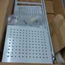 Amazon Basics 3 Shelves Utility Cart with 400 lbs Loading Capacity, Smooth move, Gray