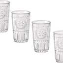 Bormioli Rocco Romantic Water Glass [Set Of 3] | 10.25 oz Premium Glass Set For Refreshments, Soda & Beverages | Italian Quality Glassware, Perfect For Dinner Parties, Bars & Restaurants (11.5 Ounces, Clear)