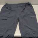 Men's Snow Pants Ski Softshell Warm Outdoor Fleece Lined Insulated Waterproof Winter Work Travel Hiking Pants (XX-Large, Dark Gray)