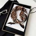 Women Stretch Ruched Head Scarf Like Satin Silk Scarf Sleeping Hair Wrapping Night Neck Scarves Headscarf 27.5