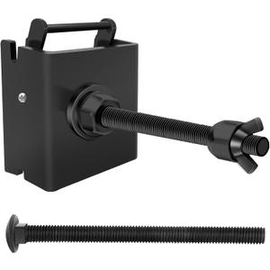 E Track Spare Tire Holder Mount for Enclosed Trailers, Spare Tire Carrier Bracket for Trucks, Garages, Warehouse and Semis, Upgraded E-Track Fittings Spare Wheel Carrier
