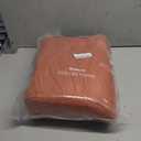 Bedsure Cotton Duvet Cover King - 100% Cotton Waffle Weave Burnt Orange Duvet Cover King Size, GentleSoft and Breathable Bedding Set for All Season, 3 Pieces, 104"x90"