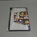 Kidcube for Samsung Galaxy Tab S9 Plus/S9 FE Plus Case 12.4 Inch for Women Girls Kids Folio Cover with Pencil Holder Cute Cartoon Cat Kawaii Design Rotating Stand Tablet Case for Tab S9 FE+/S9+ 2023 (6-Cat Bookshelf)