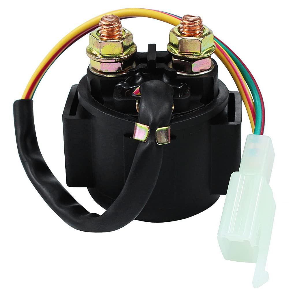 LOCOPOW GY6 Starter Solenoid Relay for Chinese 50cc 125cc 110cc 150cc 200cc 250cc ATV 4 Wheel Scooter Go Kart Quad Moped Dirt Pit Bike Tao Tao Coolster Coolster Coleman Apollo X pro Kids Part Switch