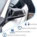 Side Mirror Cover Compatible with 3-Series F30 F31 F34 / 4-Series F32 F33 F36 / 2-Series F22 F23 / 1 Series F20 X1 E84 M2 F87 (Carbon Fiber Pattern, F22 F30 F32 F36)