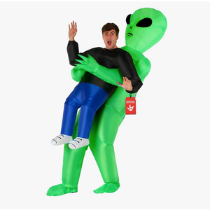 Morph Alien Costume, Inflatable Blow Up Alien Costumes Adult, Halloween Costumes for Adults, Halloween Costume for Men