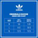 adidas Originals Unisex Adult Unisex Originals Trefoil 6-pack Crew (White, XL)