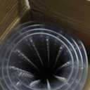 FKAIIN Office Chair Mat for Carpeted Floors, 45"x53" Heavy-Duty Clear Chair Mat with Lip, Non-Slip Studded Backing, Floor Protector for Low-Pile Carpet, Easy Glide Under Desk Mat