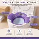 Electric Sitz Bath for Toilet Seat with Wider Comfort Rim