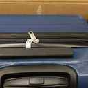 AmazonBasics 68 cm Navy Blue Hardsided Check-In Trolley, Medium Checked, Size: Medium Checked