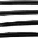 4PCS Front Corner Mesh Grill Car Side Air Vent Fog Lights Exterior Cover Trims Replacement for Benz E-Class W213 AMG Line Universal 2016-2020, Black
