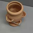 Abaodam Strawberry Planter Garden Tower with 6 Pocket Terracotta Pot Vertical Garden Planters Pot Versatile Flower Container for Home Patio Balconies Gardening