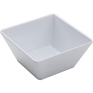 American Metalcraft MELSQ73 Melamine 7" Square Bowl, 58-Ounce, White, 1 Count (Pack of 1)