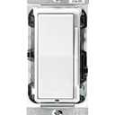 Leviton Decora Slide Dimmer Switch for Dimmable LED, Halogen and Incandescent Bulbs, DSL06-1LZ, White with Ivory and Light Almond Faceplates