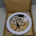 LED Ring Light 14" 360 Photo Booth Accessories,for Live Streaming & YouTube Video, Dimmable Desk Makeup Ring Light for Photography, Shooting with 3 Light Modes & 10 Brightness Level