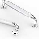 9 x Asidrama 10 Pack 3.75 Inch(96mm) Polished Chrome Kitchen Cabinet Handles, Cabinet Pulls Kitchen Cabinet Hardware for Cupboard Drawer Pulls