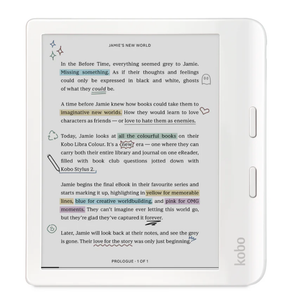 Libra Colour | eReader | 7" Glare-Free Colour E Ink Kaleido 3 Display | Dark Mode Option | Audiobooks | Waterproof